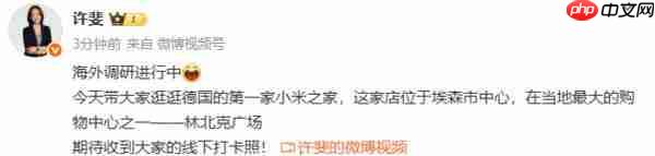 小米许斐海外调研:17 Pro 系列新机在德国大受欢迎
