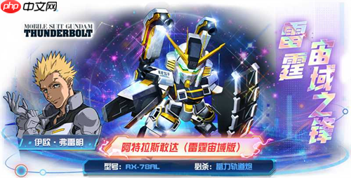传奇机体空降战场!阿特拉斯敢达(雷霆宙域版)登陆《敢达决战》