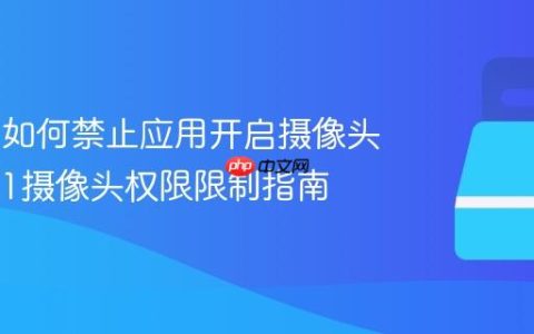 Win11如何禁止应用开启摄像头_Win11摄像头权限限制指南