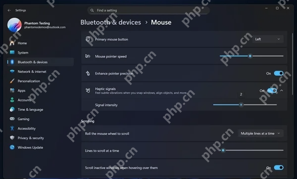 Windows 11迎来新体验:系统操作将加入触觉反馈,强度可自定义 - 创想鸟