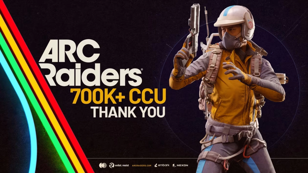 《ARC Raiders®》全球热销400万份 创Steam双周畅销榜首纪录