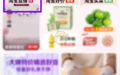 《淘宝》查看直播分类方法