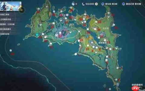 《原神》5.8版本悠悠度假村火神瞳位置分布