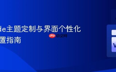 VSCode主题定制与界面个性化深度配置指南