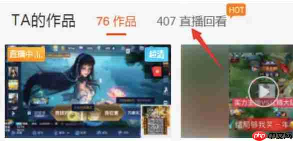 快手电脑版怎么看直播回放-快手电脑版看直播回放的方法