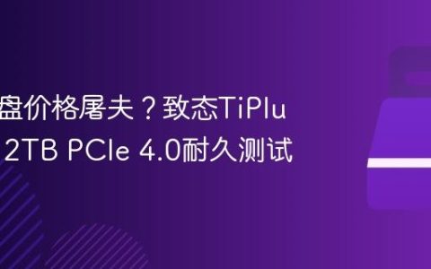 固态硬盘价格屠夫？致态TiPlus7100 2TB PCIe 4.0耐久测试