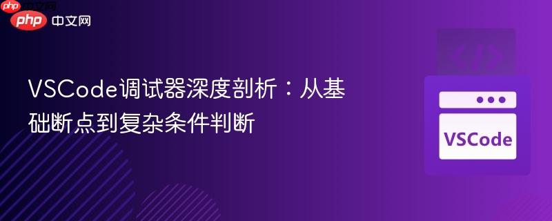 VSCode调试器深度剖析:从基础断点到复杂条件判断
