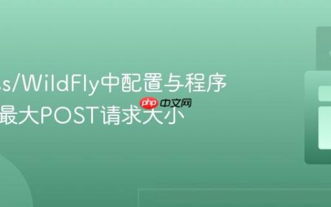 在JBoss/WildFly中配置与程序化获取最大POST请求大小