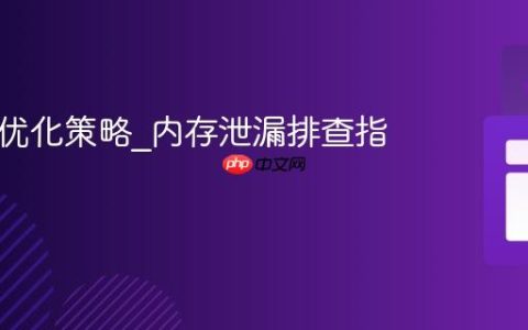 JS性能优化策略_内存泄漏排查指南
