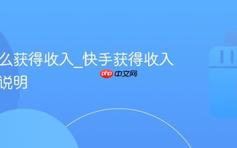 快手怎么获得收入_快手获得收入的途径说明