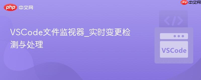 vscode文件监视器_实时变更检测与处理