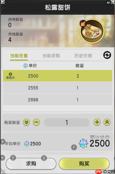 《仗剑传说》食材成本分析