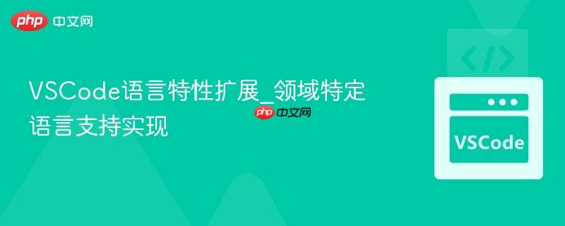 vscode语言特性扩展_领域特定语言支持实现