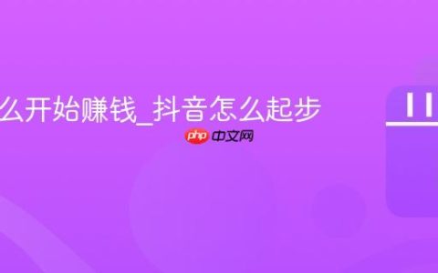 抖音怎么开始赚钱_抖音怎么起步变现