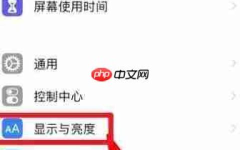 苹果11如何调小字体