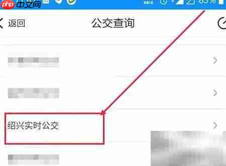 绍兴实时公交查询指南