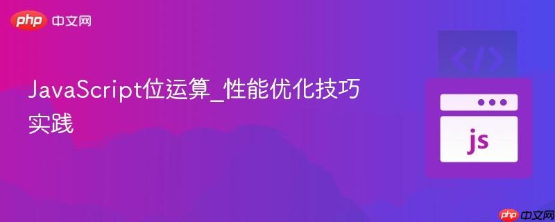 javascript位运算_性能优化技巧实践