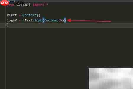 Python中Context类型logb()用法