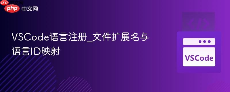 VSCode语言注册_文件扩展名与语言ID映射