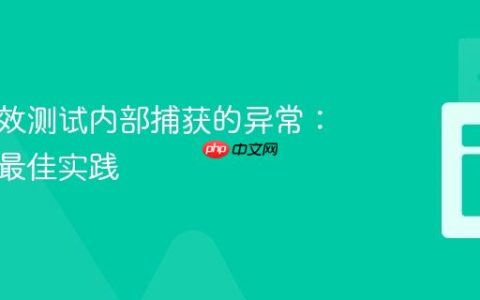 如何有效测试内部捕获的异常：策略与最佳实践