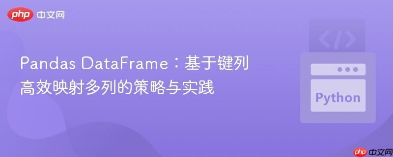 Pandas DataFrame:基于键列高效映射多列的策略与实践