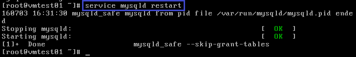 详解MySQL根(Root)密码在Linux(CentOS)下如何重置(图文)