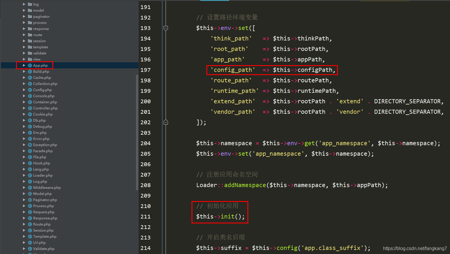ThinkPHP之配置源码执行流程