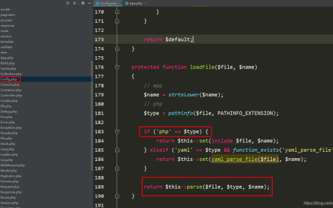 ThinkPHP之如何加载其它类型的配置文件