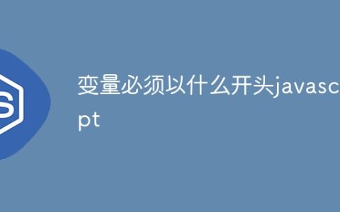 变量必须以什么开头javascript