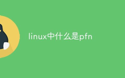 linux中什么是pfn