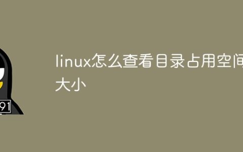 linux怎么查看目录占用空间大小