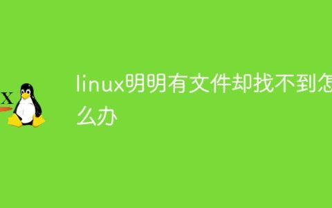 linux明明有文件却找不到怎么办