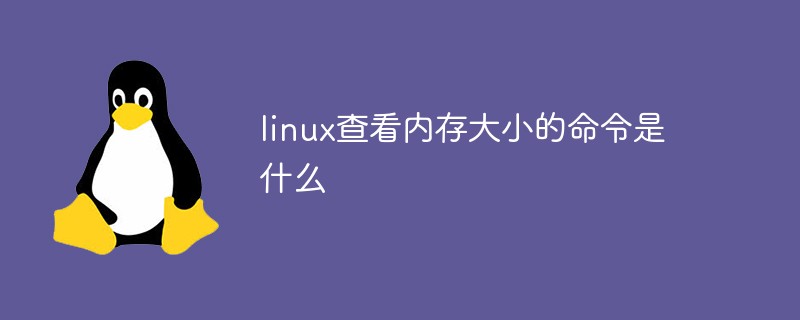 linux查看内存大小的命令是什么