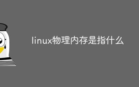 linux物理内存是指什么
