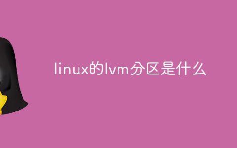 linux的lvm分区是什么