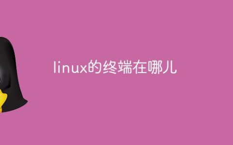 linux的终端在哪儿