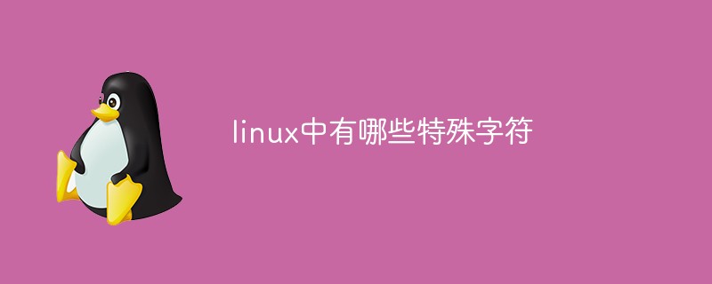linux中有哪些特殊字符