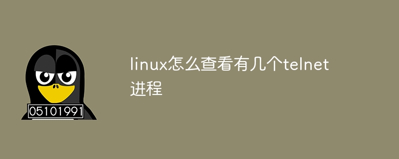 linux怎么查看有几个telnet进程