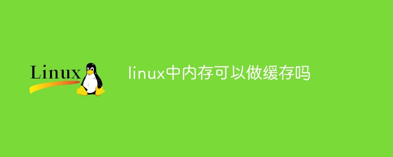 linux中内存可以做缓存吗