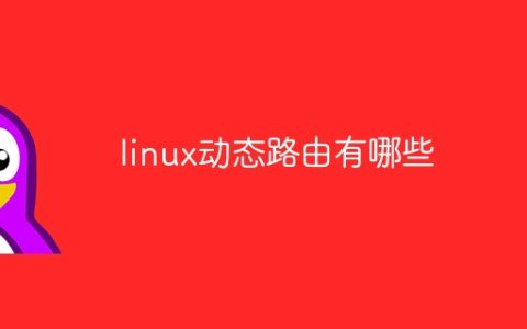 linux动态路由有哪些