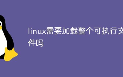 linux需要加载整个可执行文件吗