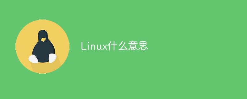 Linux什么意思