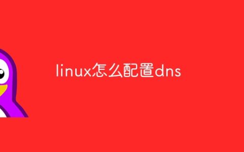 linux怎么配置dns