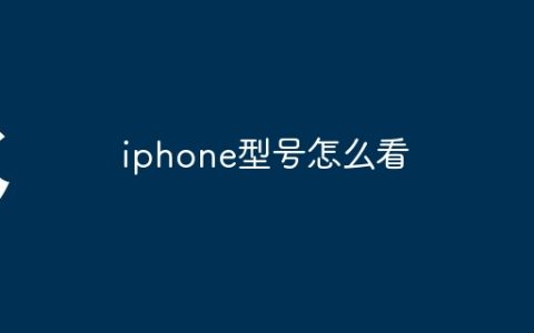 iphone型号怎么看