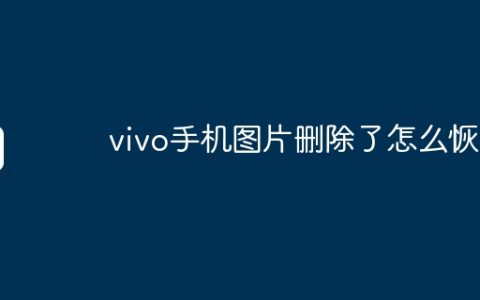 vivo手机图片删除了怎么恢复