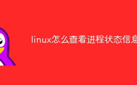linux怎么查看进程状态信息