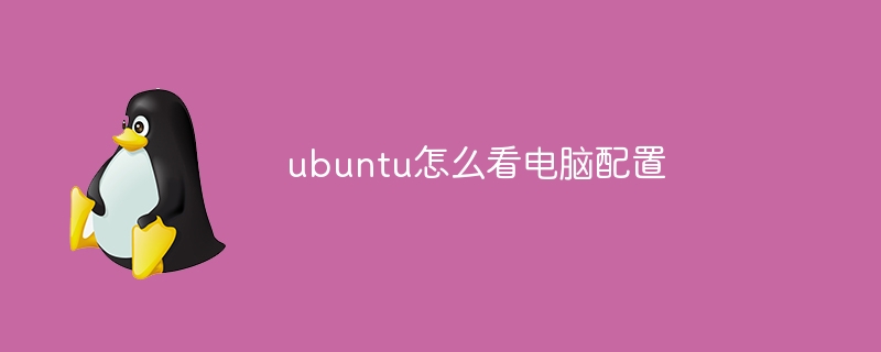 ubuntu怎么看电脑配置
