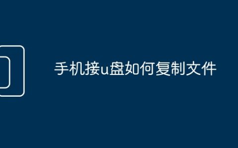 手机接u盘如何复制文件