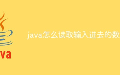 java怎么读取输入进去的数组