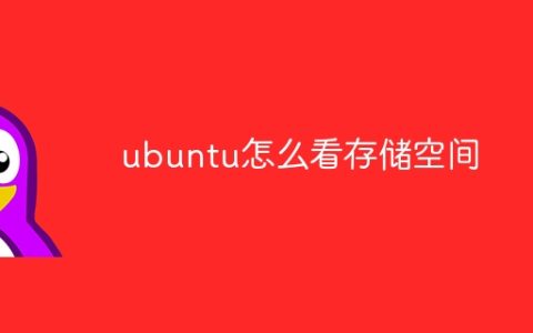 ubuntu怎么看存储空间
